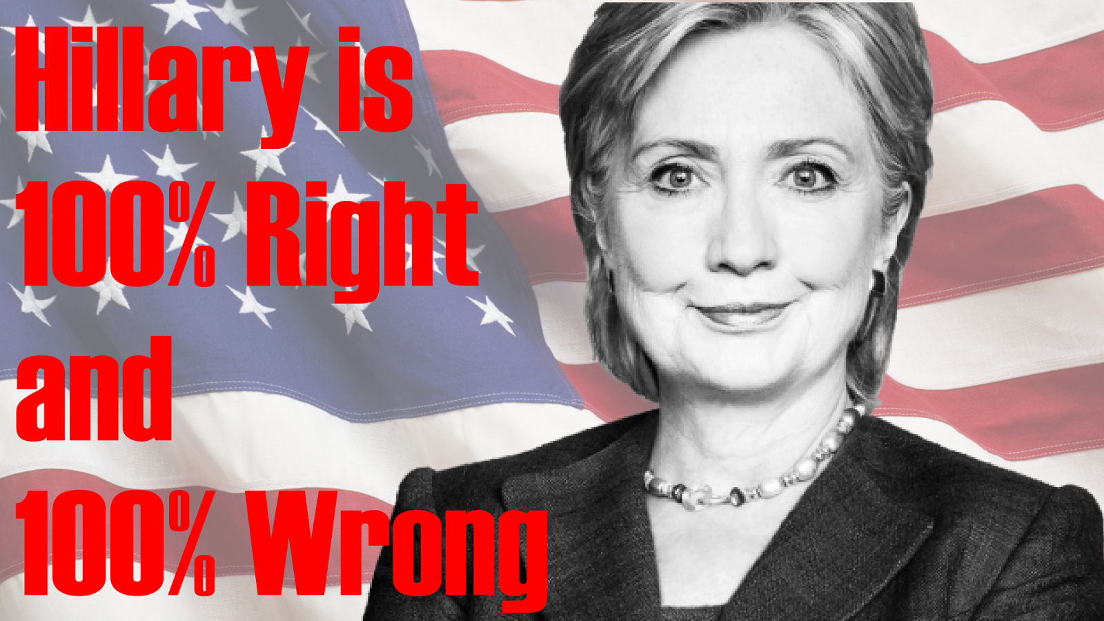 I Am Voting For Hillary Clinton - Poster (1600x900), Png Download