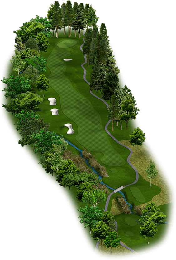 Mad River's 12th Is Among The Most Challenging Holes - Artificial Turf (565x831), Png Download