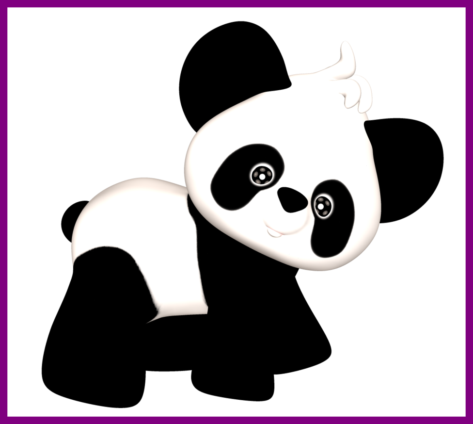 Panda Tumblr Transparent Clipart Free Download Ya Webdesign - Panda Clipart Transparent Background (976x874), Png Download