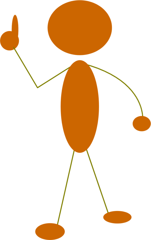 Swearing Blue Man - Idea Clip Art (600x951), Png Download