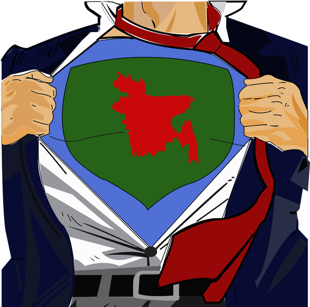 Bangladesh Man Vector Art Illustration Illustrator - Illustration (800x600), Png Download
