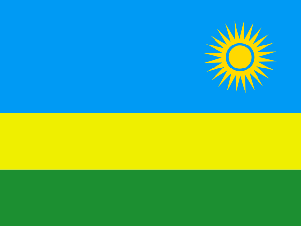 Flag Of Rwanda Logo Png Transparent - Flag (2400x1800), Png Download