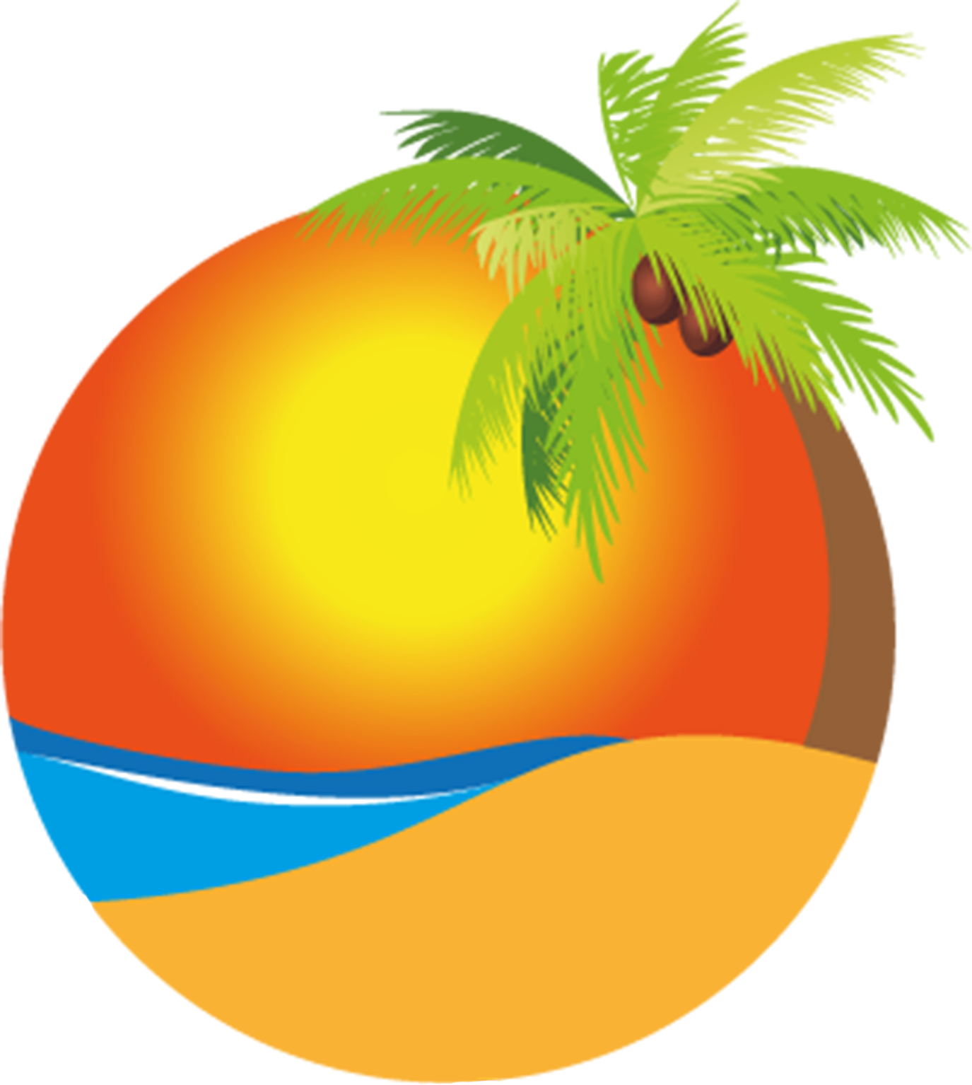 Go To Image - Caribbean Sun Png (1375x1534), Png Download