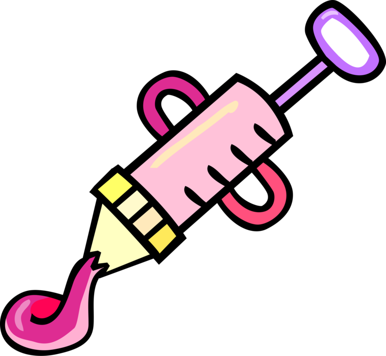 Vector Illustration Of Cake Frosting And Decorating - Vector Graphics (760x700), Png Download