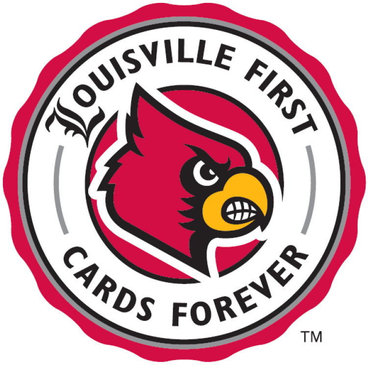Louisville Cardinals Iron On Stickers And Peel-off - Louisville Cardinals Logo (750x930), Png Download