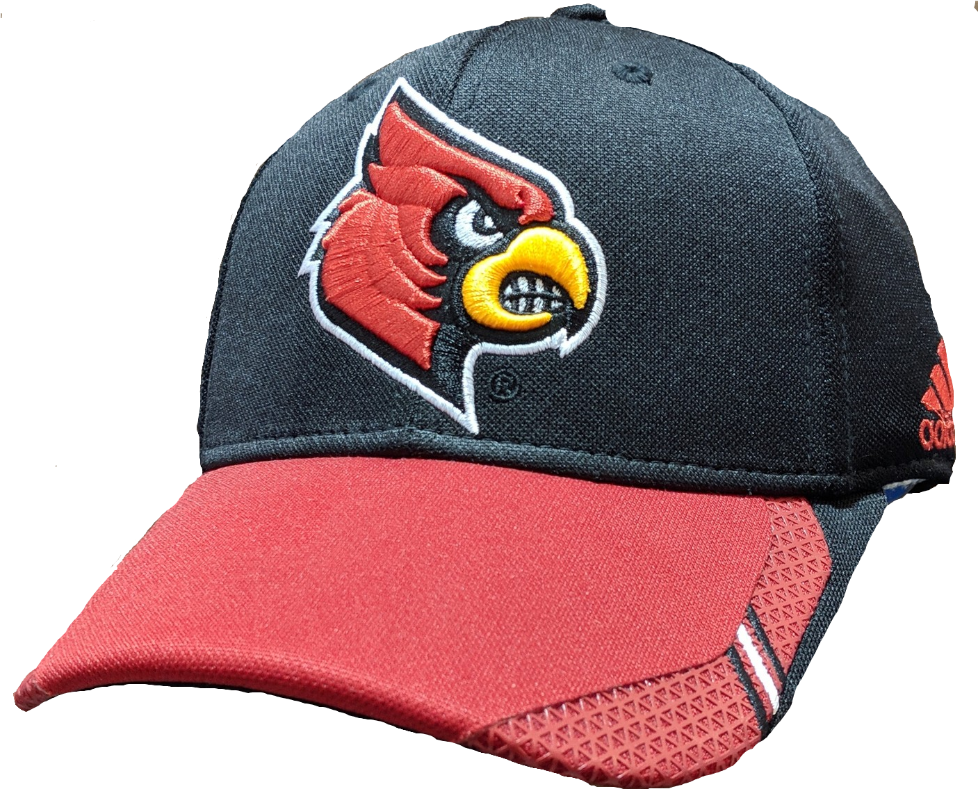 Ncaa Louisville Cardinals Ncaa 13 Official Black Adidas - Baseball Cap (1480x1219), Png Download