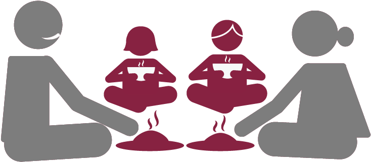 Having Dinner Familyalltogether - Illustration (800x800), Png Download