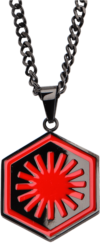 Mens First Order Enamel Necklace - Necklace (850x850), Png Download