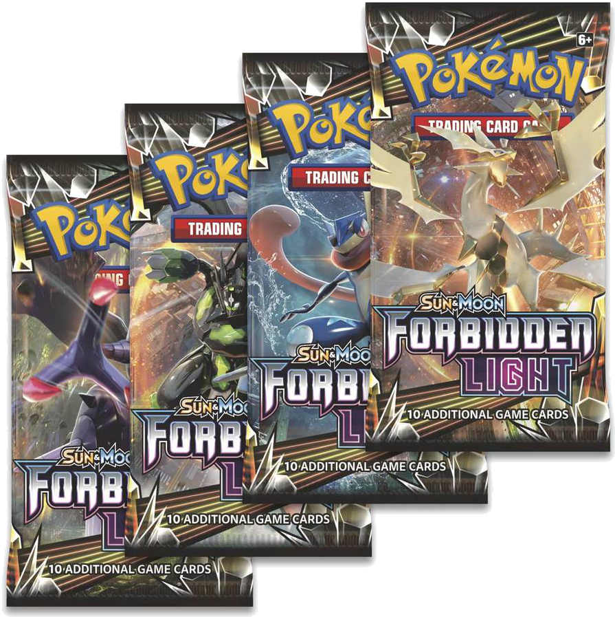 Sm Forbidden Light Booster Pack - Lost Thunder Booster Pack (1024x1024), Png Download
