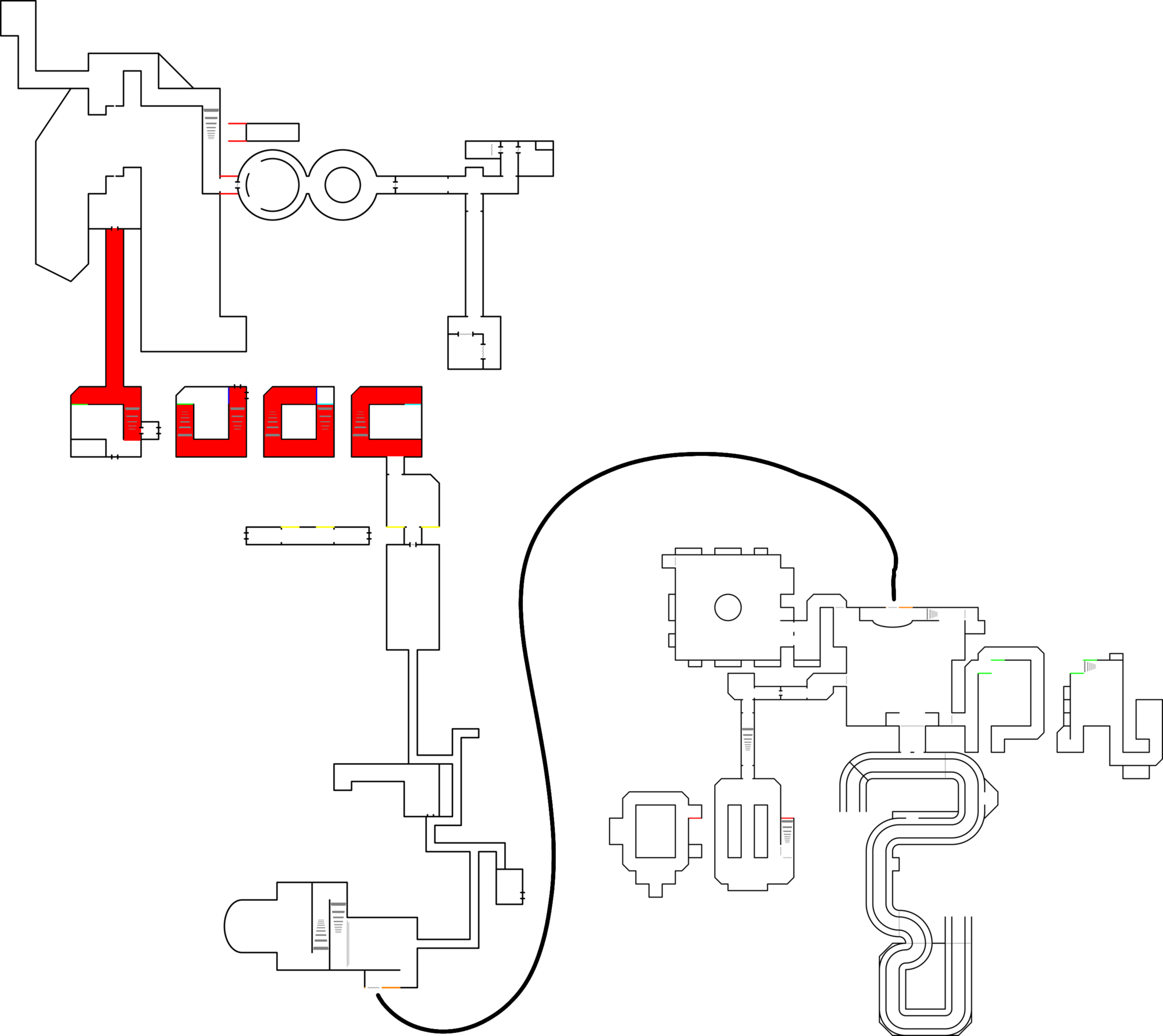 Picture Freeuse Download Drawing Stairs Old - Batim Chapter 4 Map (2000x1781), Png Download
