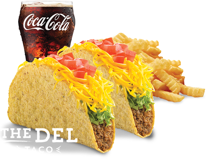 The Del Taco - Del Taco (672x519), Png Download