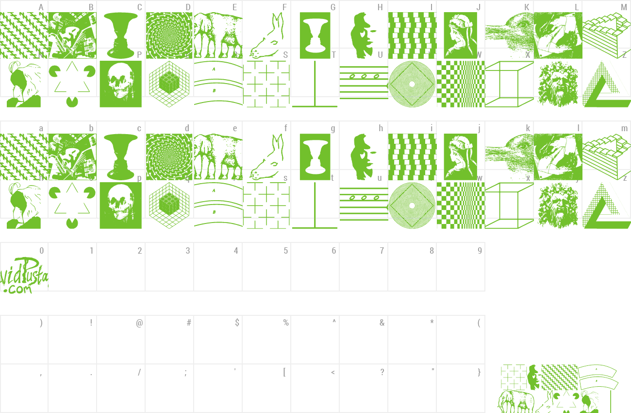 Font Eye Am Confused Optical Illusions Preview - Number (1300x850), Png Download