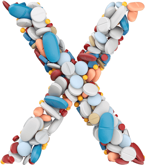 Pills Color Font (595x595), Png Download