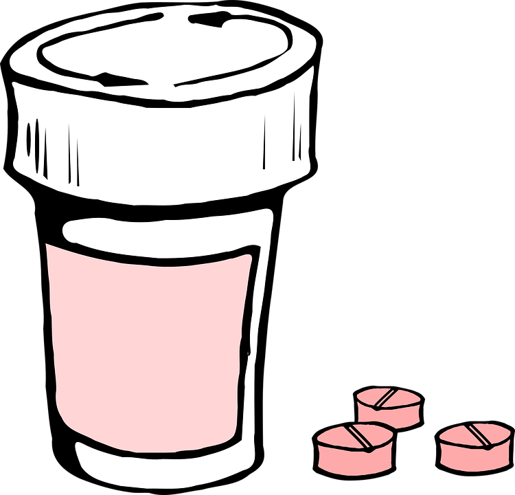Pills Clipart Medication Safety - Pill Bottle Clip Art (750x720), Png Download