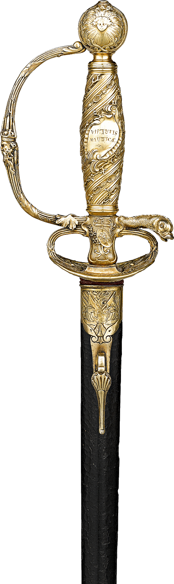 Louis Xv Royal Presentation Sword - Sabre (1536x1920), Png Download