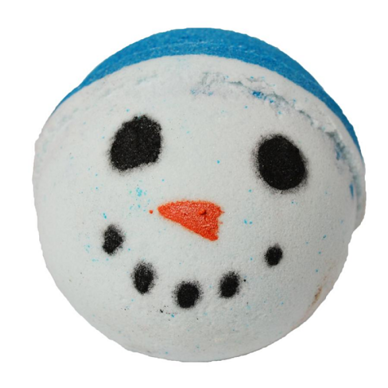 Naturally Vain Jack Frost Bath Bomb - Snowman (800x1200), Png Download