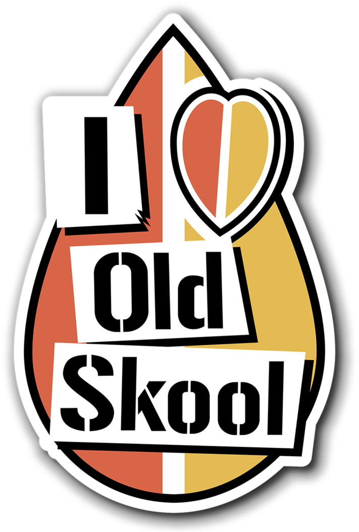 Jdm Sticker I Love Old School [xracing] - Skrillex Stencil (1060x1060), Png Download