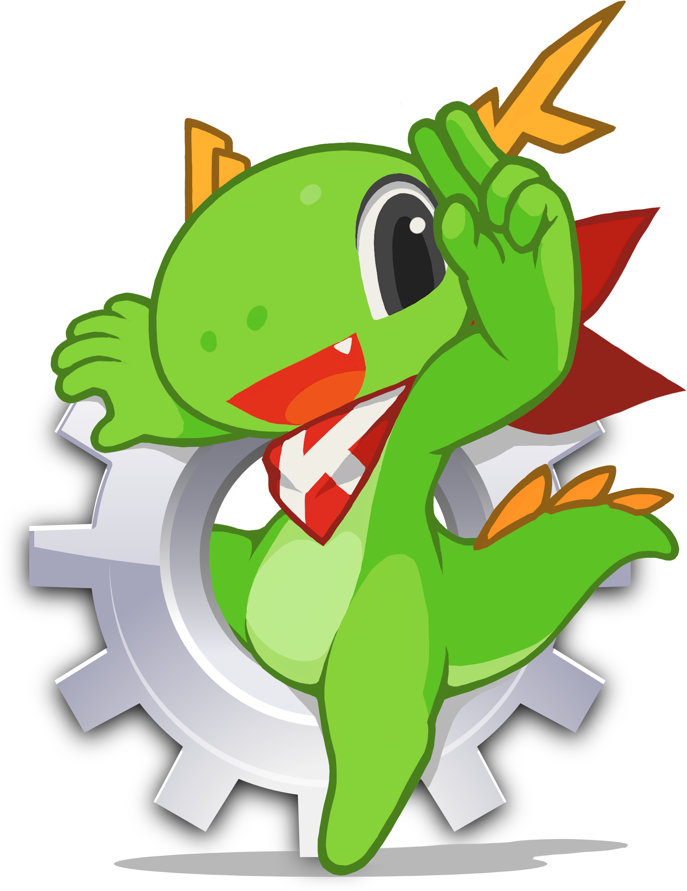 Png - Konqi (3173x3508), Png Download