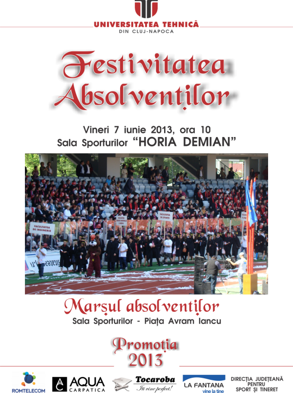 Afis Incheierea Anului 2013 Iii Custom - Technical University Of Cluj-napoca (600x803), Png Download