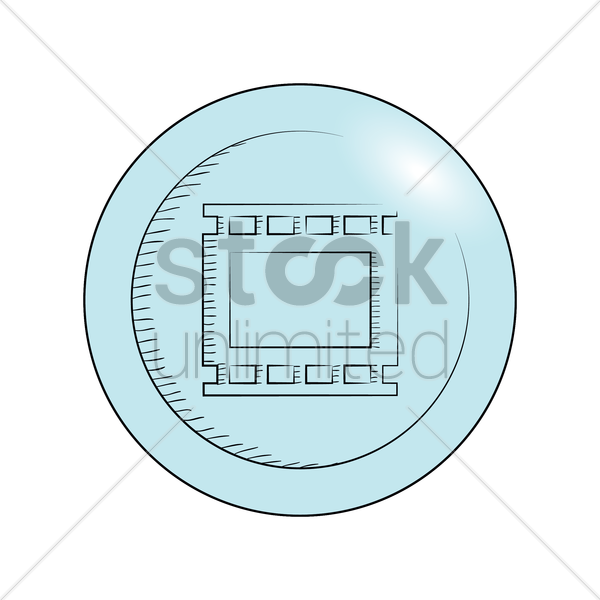 Video Player Icon V矢量图形 - Circle (600x600), Png Download