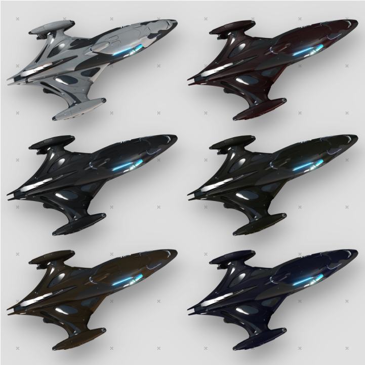 Quick Overview - Elite Dangerous Imperial Cutter Paint Job (1280x720), Png Download