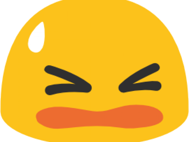 Sad Emoji Clipart Android - Emoji Com Cara De Safado (640x480), Png Download