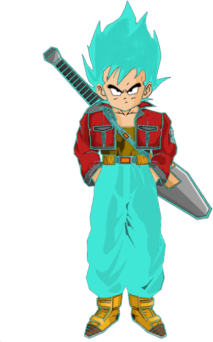 Vegeta Jr (500x690), Png Download