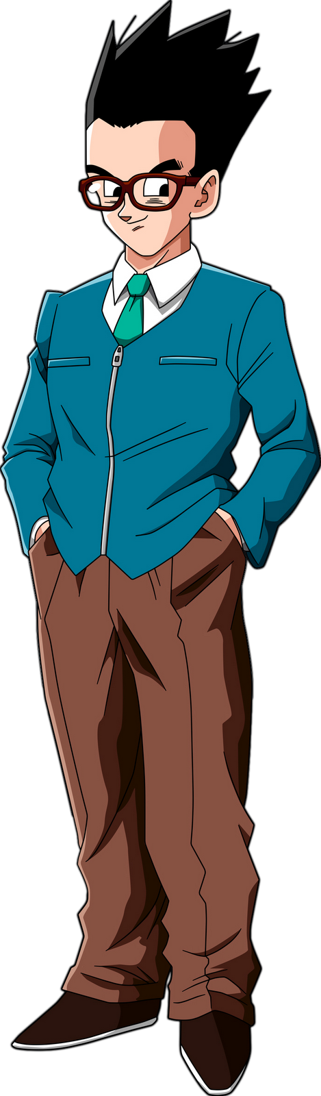 Gohan Gt - - Gohan De Dragon Ball Gt (469x1600), Png Download
