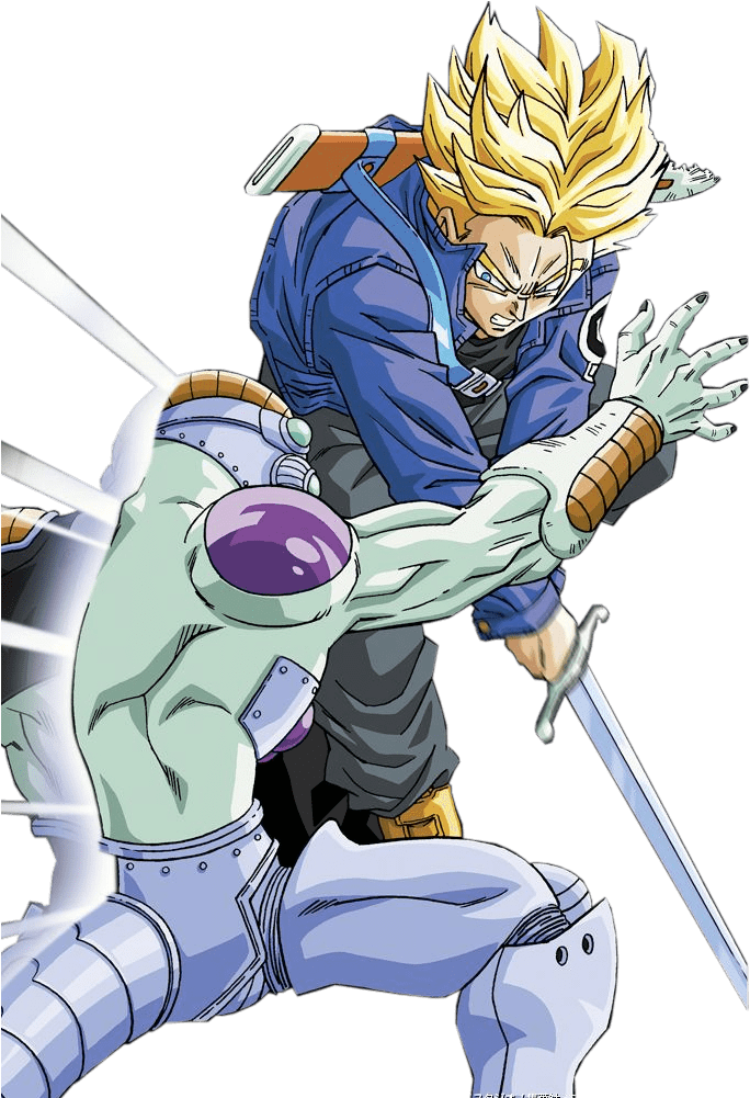 Future Trunks Là Ai - Trunks Frieza (1000x1000), Png Download