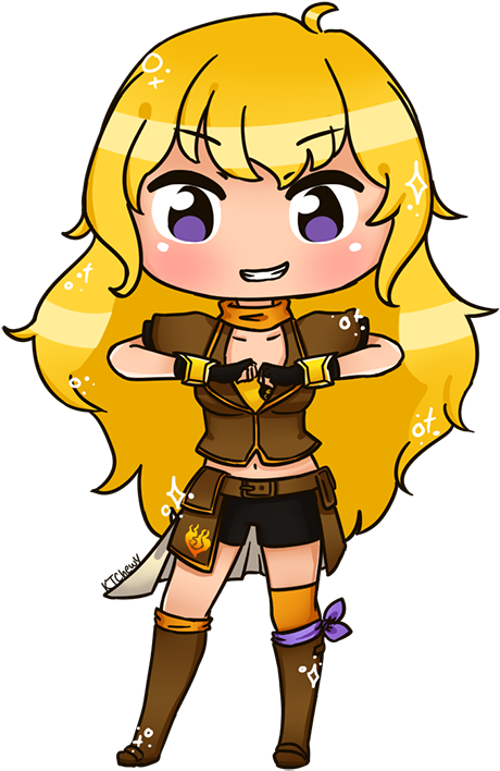 Yang Xiao Long ☼ - Rwby Chibi Yang Xiao Long (500x749), Png Download