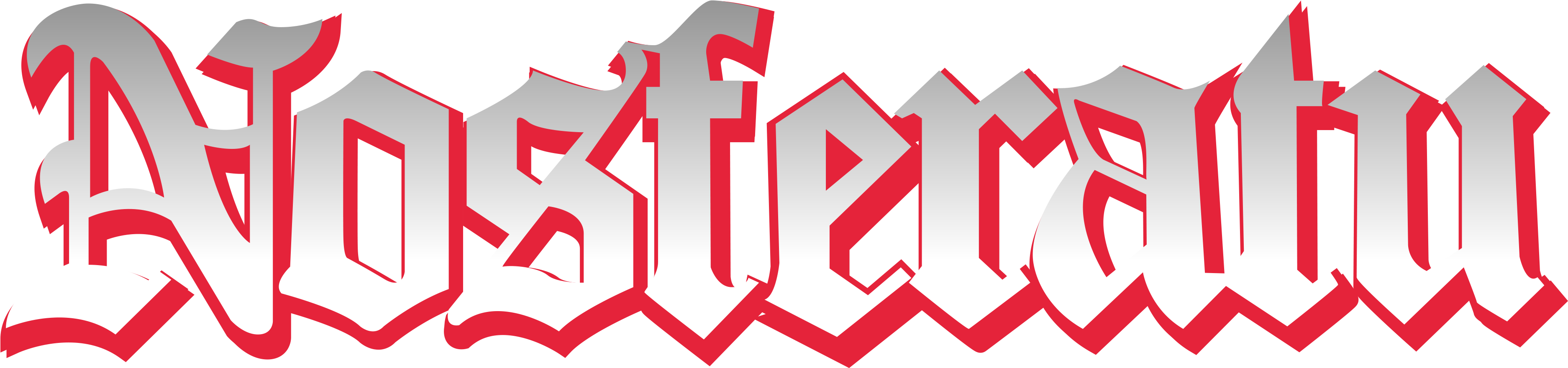 Nosferatu - Clear Logo - Graphic Design (3830x2123), Png Download