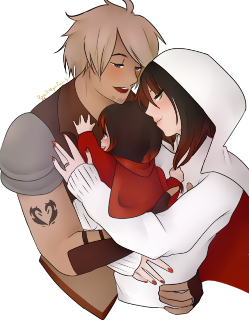 Well - Rwby Tai X Summer (500x642), Png Download