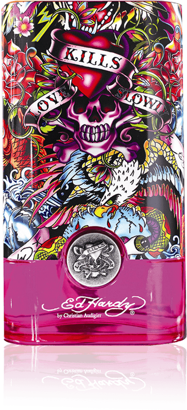 Hearts And Daggers - Ed Hardy Hearts And Daggers (1000x1000), Png Download