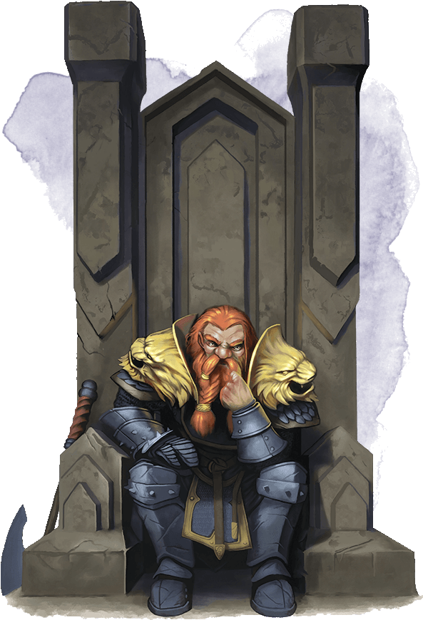 Ooa08-01 - Out Of The Abyss Bruenor (645x1000), Png Download