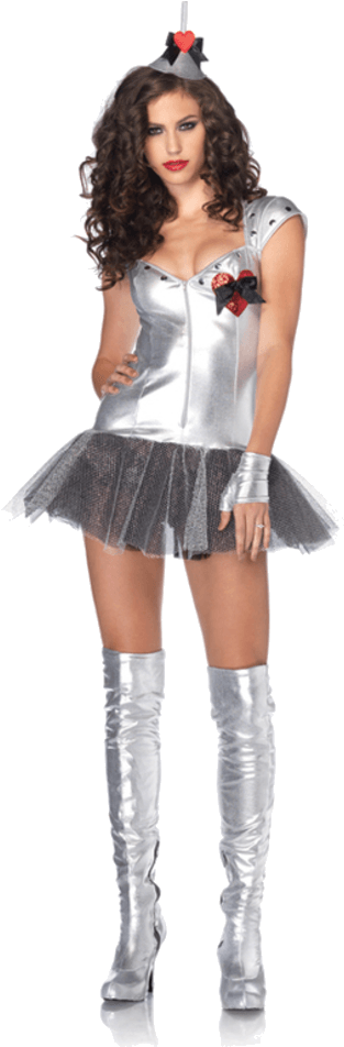 Leg Avenue Female Tin Man Costume - Sexy Tin Man Costume (600x951), Png Download