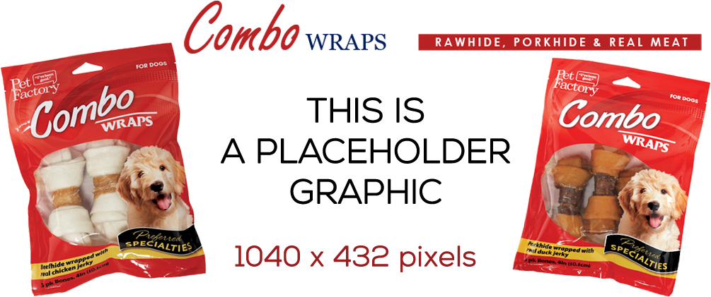 Combo Wraps Group Placeholder - Companion Dog (1040x432), Png Download
