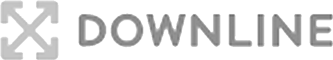 Downline - Black-and-white (948x357), Png Download