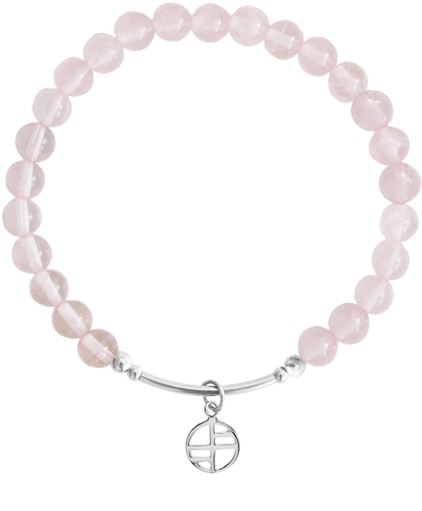 Rose Quartz Charm Bracelet - Bracelet (620x620), Png Download
