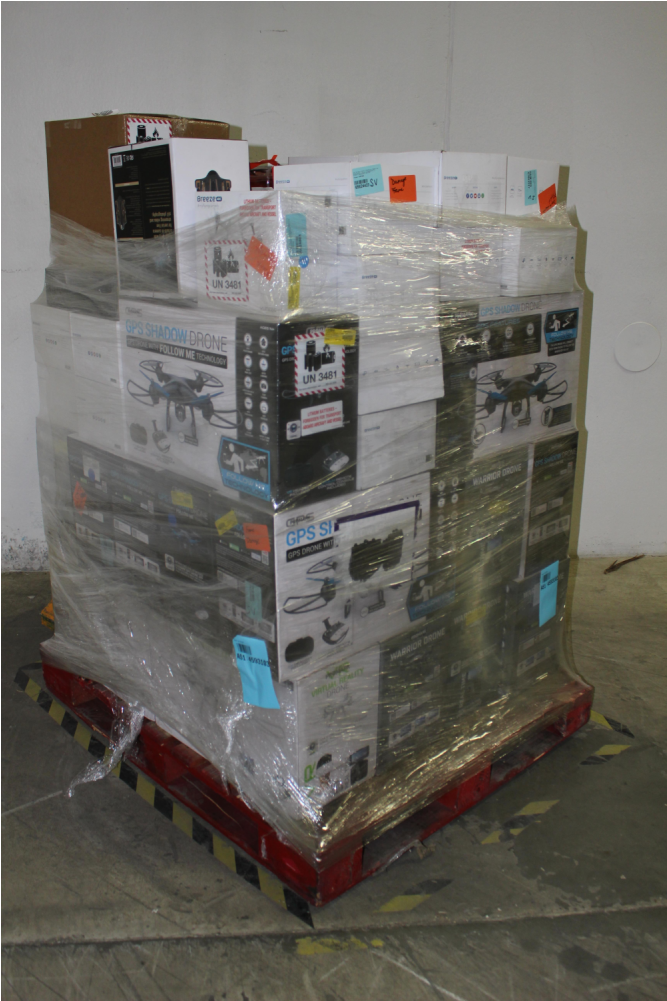 Pallet 51 Pcs Drones & Quadcopters Tested Not Working - Figurine (1000x1000), Png Download