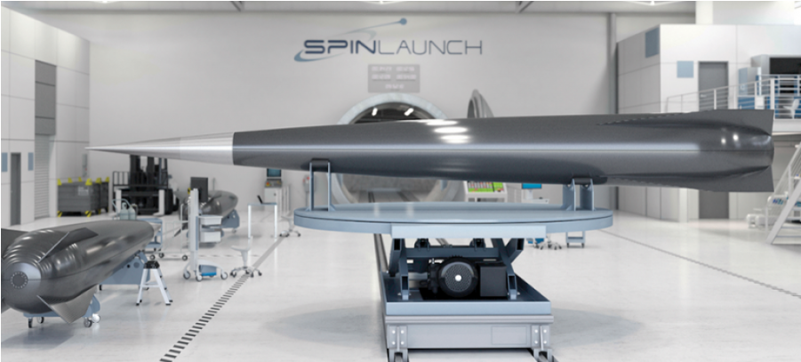 Aerospace Slingshot - Spin Launch (900x550), Png Download