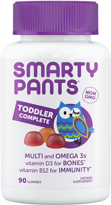 Toddler Vitamins Keep Little Ones Strong Smartypants - Plastic Bottle (768x1024), Png Download