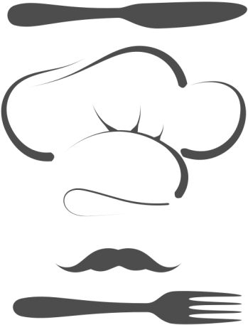 Restaurant Logo Elements Png Free - Restaurant Logo Vector Png (820x820), Png Download