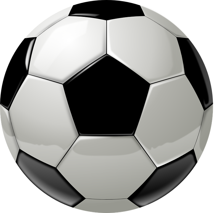 Soccerball - Pelotas De Futbol Blanco Y Negro (600x589), Png Download