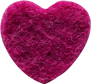 Pink Heart Pictures Set Of 12 Small Aroma Pads Hearts - Heart (1500x980), Png Download