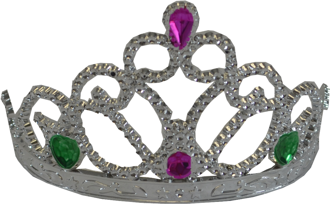 Princess Crown W/ Heart Stone - Tiara (1873x1268), Png Download