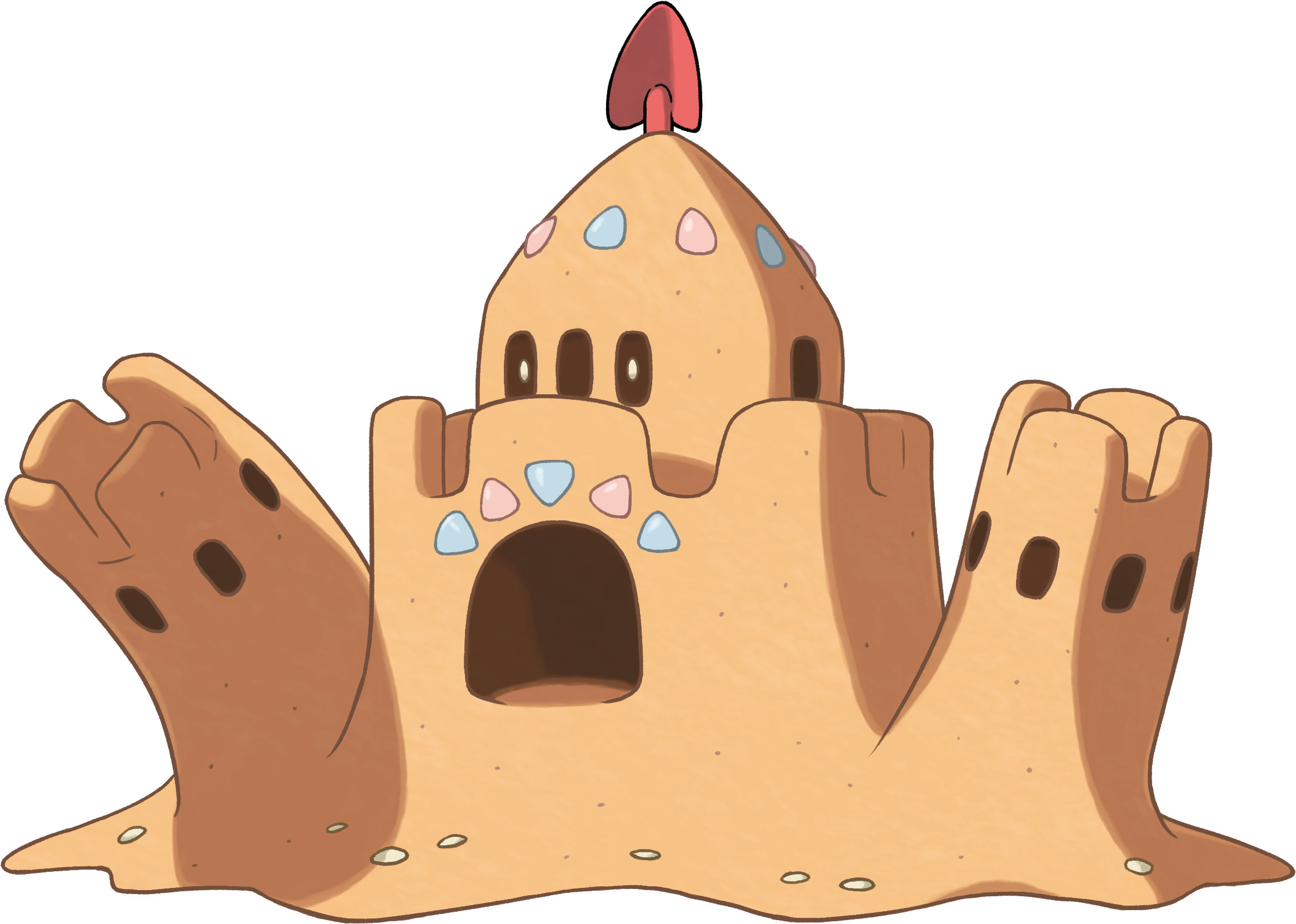 Video Games » Thread - Pokemon Palossand (2830x2063), Png Download