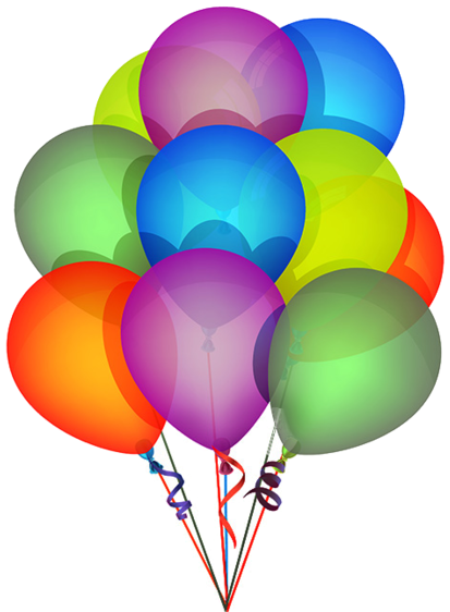 Share This Image - Birthday Balloon Vector Png (600x600), Png Download