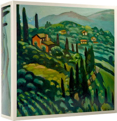 3-bottle Gift Box - Painting (400x400), Png Download