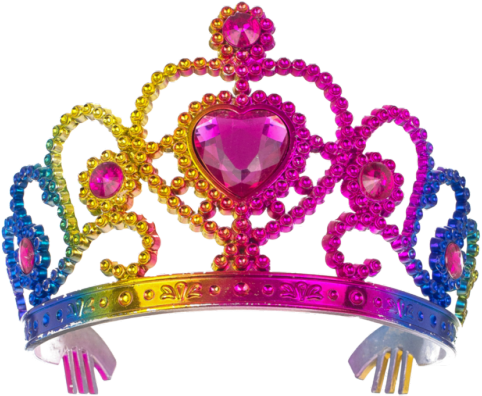Transparent Tiara - Rainbow Tiara (500x500), Png Download