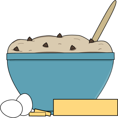 Cookie Clip Art - Cookie Dough Clipart (400x400), Png Download